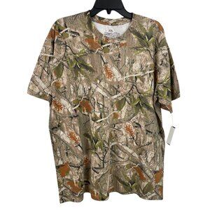 Goodie Two Sleeves Mens Camouflage T-Shirt XXL 100% Cotton Crewneck Short Sleeve